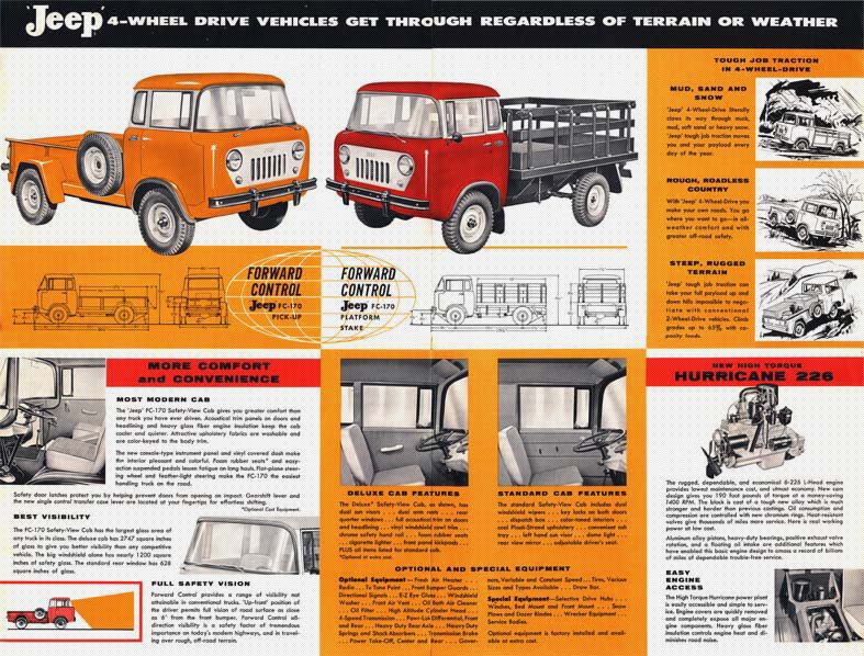 1959 Jeep FC-170 Brochure Page 2